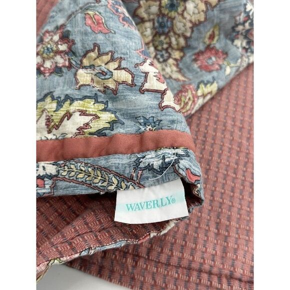 Waverly Newbridge Place Paisley Reversible Pillow Case Shams - Picture 5 of 7